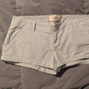 Hollister blue stripe shorts